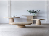LOGAN CEMENT ROUND SIDE TABLE V742-60957