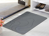 Stone Bath Mat Diatomaceous Earth Bath Mat Super Absorbent Non Slip Diatomite Stone Bath Mats For V1370-AZ4-17488