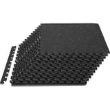 12 PCS 14 mm Thick Gym Floor Mats, 24" x 24" EVA Foam & Rubber Top Interlocking Workout Floor Mats V952-HSXJDDHDHDBDDEEXWV0