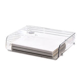 A4 Paper Storage Box Stackable Plastic Large Opening Single Layer Desktop File Organizer for Office V1294-YM0626-3117220312811