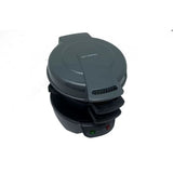 Electric Burger & Sandwich Maker for Home, Non-Stick Dual Heating Plates, Quick Breakfast Grill for V1341-ZY-M22LX289-GREY