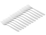 12PCS Silverware Set Stainless Steel Flatware Cutlery Kitchen Utensils for Hotel RestaurantFork V1294-YM0721-3118210027313
