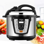 SOGA 2X Electric Stainless Steel Pressure Cooker 12L 1600W Multicooker 16 16ELECTRICPRESSURECOOKER12LX2