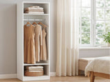 Artiss Wardrobe Clothes Closet Storage Organizer Shelf White FURNI-N-WR02-WH-AB