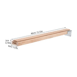 2-Pack Wood Drawer Slides for Furniture, Heavy Duty Hardware for Home Improvement and Projects V1366-AZ2-W-22399