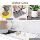 Natural Diatomaceous Earth Folding Mat Instant Absorption, Quick Dry & Non-Slip for a Dry, Safe V1232-GZNDT-003