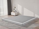 Box Spring, Queen Size Bed Frame with Washable Fabric Cloth, Heavy Duty Metal Frame for Queen Bed, V952-XXDH795954IN5Q66G001V0
