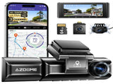 3 Channel Dash Cam in Black with WiFi, GPS, 4K1080P2.5K, 64GB Card, Parking Mode V178-59114