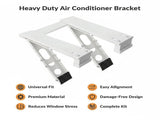Heavy Duty Air Conditioner Bracket Window & Outdoor AC Unit Support Mounting Accessories V63-953971