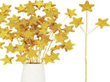 24 Pcs Glitter Star Picks 13.8'' Sparkly Stem Decoration Foam Vase Sticks Centerpiece Table Craft V1259-DP01-A-4799