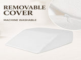 Memory Foam Bed Wedge Leg Support Elevation Pillow with Washable Breathable Cover 60.5 x 50 x 22cm V1181-MB0005-NEW