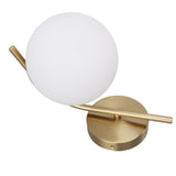 Glass Wall Sconce Indoor Wall Sconce Golden E27 E26 Wall Lamp Holder 85265V for Bedroom V1294-YM0703-3119230087111