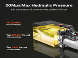 12 L Hydraulic Power Unit, Double Acting Dump Trailer Pump, 22 MPa Max Relief Pressure & 3.4 L/min V952-12VSZYFXJSYXGNVP0001V9