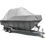 Seamanship Boat Cover 25-27ft Trailerable Jumbo Marine 600D Heavy Duty Grey TJBC-2527-GR