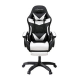 Artiss Gaming Office Chair with 8 Point Message Reline Ergonomic White MOC-L-GC-8P-BK-WH