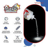 Magic Crack Filler Fast-Drying, Weather-Resistant Concrete Repair for Driveways, Walkways, Patios, V1107-116-99554-BLK-500G