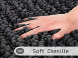2 Pack Bathroom Rug Sets, Luxury Chenille Shaggy Bath Carpet, Soft Thick, Absorbent Water, Non-Slip, V1189-LC-AMZ-00308