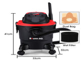 Baumr-AG 15L 1200W Wet and Dry Vacuum Cleaner, with Blower, for Car, Workshop, Carpet V219-TOLWDVUM1PNA
