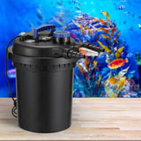 Giantz Aquarium Filter Fish Tank External Canister Water Filter 10000L/H AQUA-UVF-10000-N