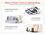 Rolling Laptop Bag, Fits Up to 15.6 Inch Laptop, Wheeled Briefcase, Roller Computer Tote Bag with 2 V952-LGSTDNB156INC0DM0V0