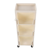 Compact Rolling Storage Organizer Large Capacity Mobile Utility Cart Movable Storage Book Shelves V1294-YM0901-3116230009715