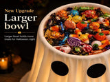 Halloween Decorations Outdoor Indoor, 30IN Lighted Ghost Candy Bowl with Timer Remote & Large V1107-130-52838