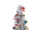 4.9ft PET Foldable Artificial Xmas Tree Sequin Pop Up Xmas Tree for Home Holiday Decoration Silver V1294-YM0901-3115240121612