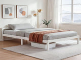 Artiss Bed Frame Double Size Wooden White LEXI WBED-C-001D-137-WH