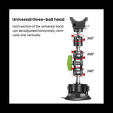 LanParte New Phone Holder Car Phone Holder Stabilizer Phone Selfie Stick 360&deg Rotating Bracket V1192-AZ-W-22874
