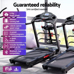 Everfit Treadmill Electric Home Gym Fitness Exercise Machine w/ Massager 480mm TMILL-480-M16-MSG