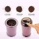 Electric Pill Crusher and Grinder - Fine Powder for Small or Large Pills, Elders or Pets. Coffee V1192-AZ-W-9189