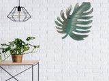 Wall Hanging Iron Simulated Blue Leaf Ornament Art Craft for Home Interior Wall Decoration V1294-YM0901-3115200055111