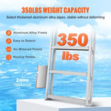 Dock Ladder, Retractable 5 Steps, 350 lbs Load Capacity, Aluminum Alloy Pontoon Boat Ladder with V952-MTZTSSSWJFHXJQFTNV0