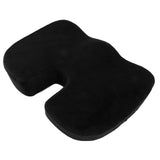 Office Chair Cushions Polyester Black Non Slip Bottom Comfortable Chair Pad for Computer Desk V1294-YM0901-3111230253311