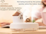 Wireless Mini Humidifier for Bedroom, Portable Babies Humidifier V1263-JX-3744