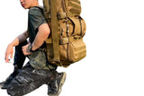3-in-1 Duffle Bag Messenger Pack Military Tactical Backpack -Khaki V1308-DSZKI-864-3