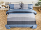 Coastal Drift striped Comforter Bundle Breezy 3Piece Bedding V745-MAB010843AJ3