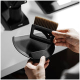 Small Coffee Brush, Hand Broom andpan Set, Magnetic Small Brush andpan Set Soft Bristles, V1192-AZ-W-0146