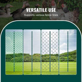 6 Feet Fence Post 6 Pack T-Post Heavy Duty Metal Fence Posts Green V952-WLLZJSK6JZ6Y7M4FOV0
