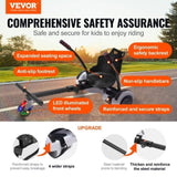 VEVOR Hoverboard Seat Attachment,for 16.5cm20.3cm21.6cm25.4cmHoverboards,with LED Lights,Grips V952-XFHBZYGLKGLKK7YWDV0