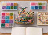 Adorable Sewing Shaped Organizer, Complete Bead Kit, DIY Bracelet Making Set, Perfect for Crafting V1192-AZ-W-24574