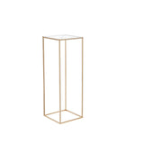 2PCS 31.5inch/80cm High Wedding Flower Stand, With Acrylic Laminate,Metal Vase Column Geometric V952-HLHJLFTJXKYLBM79EV0