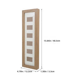 Wooden Picture Frame Light Brown Wall Mounted for Seashells and Specimens Home Decor V1369-AZ3-W-17248
