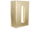Tissue Box Innovative Rectangular 304 Stainless Steel Napkin Paper Holder Container Gold V1294-YM0721-3117210028811
