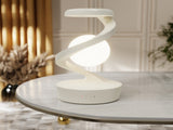 White Modern Levitating LED Desk Lamp - Spiral Design Atmosphere Light V888-ELOSUNG24982