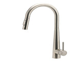 Brushed Nickel Pull Out Kitchen Tap Sink Mixer Faucet Spout 2 Modes Spray Outlet V1233-KRD5152N