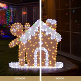 330 LED Christmas Lights Gingerbread Motif Fairy Light Decoration Jingle Jollys XMAS-MOT-D-GINGER-HOUSE