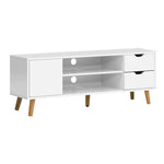 Artiss TV Cabinet Entertainment Unit 120cm White Larin FURNI-E-SCAN-TV01-WH