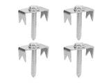 50PCS Fence Post Fasteners Stainless Steel Heavy Duty Reusable Fixing Screw Nails for Garden Wire V1294-YM0901-3111240252111