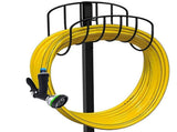 Garden Hose Holder Detachable Metal Pipe Bracket Vertical Garden Hose Storage Rack V1294-YM0901-3111240124411